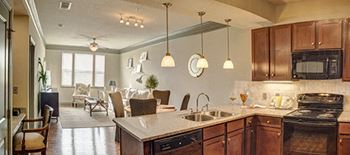Spacious Kitchen at LangTree Lake Norman Apartments, Mooresville